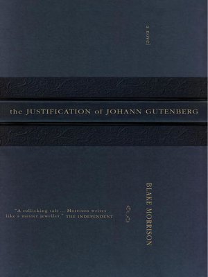cover image of The Justification of Johann Gutenberg